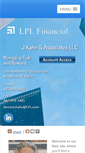 Mobile Screenshot of jkahnandassociates.com